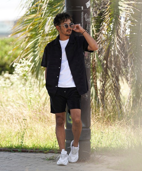 リーフ/J ショートシャツ（シャツ/ブラウス）｜adamsJUGGLER（アダムスジャグラー）