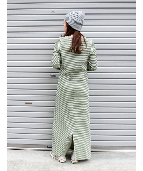 Ungrid(アングリッド)の「【WEB限定】フレアスリーブテレコフィットワンピース(ワンピース・レディース・ブラック/その他1/ブラウン・FREE)」の20枚目の写真