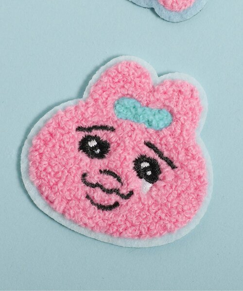 BREEZE(ブリーズ)の「【おぱんちゅうさぎ】モコモコ刺繍ステッカー(ステッカー/テープ・キッズ・その他11/その他12/その他13・FREE)」の2枚目の写真