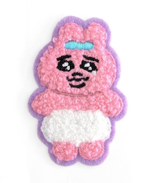 BREEZE(ブリーズ)の「【おぱんちゅうさぎ】モコモコ刺繍ステッカー(ステッカー/テープ・キッズ・その他11/その他12/その他13・FREE)」の7枚目の写真