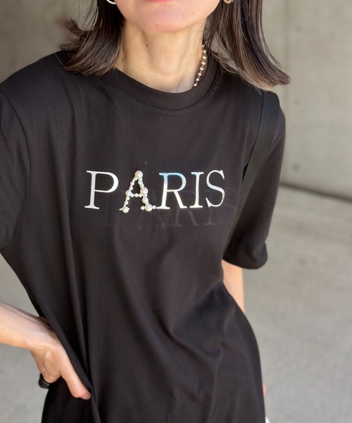 deux amour(ドゥーザムール)の「PARISワンピース(ワンピース・レディース・グレー/ブラック/レッド・FREE)」の2枚目の写真