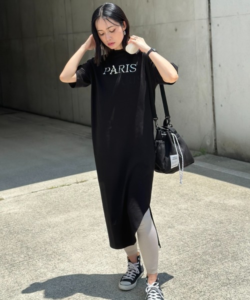 deux amour(ドゥーザムール)の「PARISワンピース(ワンピース・レディース・グレー/ブラック/レッド・FREE)」の5枚目の写真
