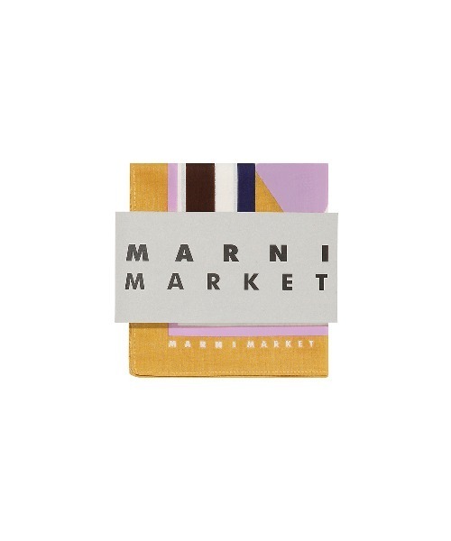 MARNI MARKET（マルニマーケット）の「バンダナ（バンダナ/スカーフ・レディース・マスタード・FREE）」の3枚目の写真