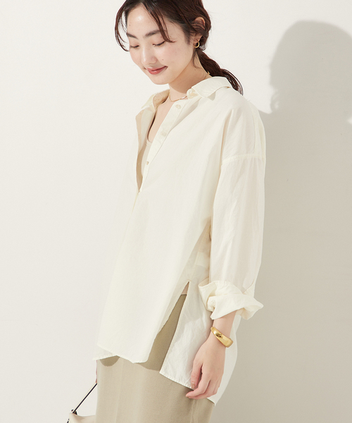 【plage】fluffy wide シャツ セール】fluffy wide シャツ（シャツ/ブラウス）｜Plage