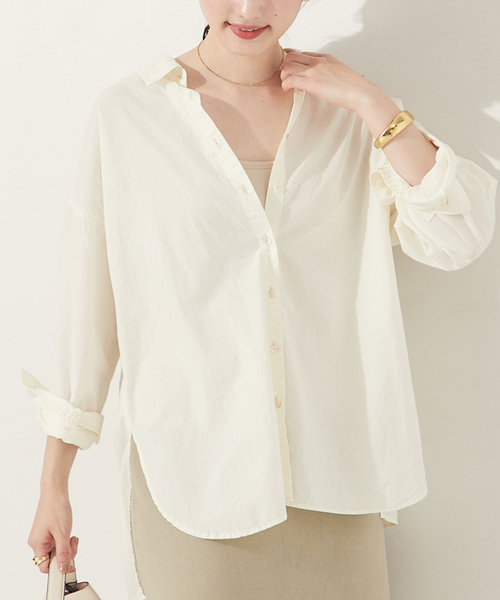 【plage】fluffy wide シャツ セール】fluffy wide シャツ（シャツ/ブラウス）｜Plage