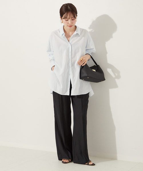 【2024SS】Plage (プラージュ) fluffy wide シャツ plage（プラージュ）の「fluffy wide シャツ（シャツ/ブラウス