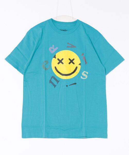 NO WAY(ノーウェイ)の「/MAYHEM/graphic T(Tシャツ/カットソー・レディース・ブルー/ホワイト・LARGE/MEDIUM)」の1枚目の写真