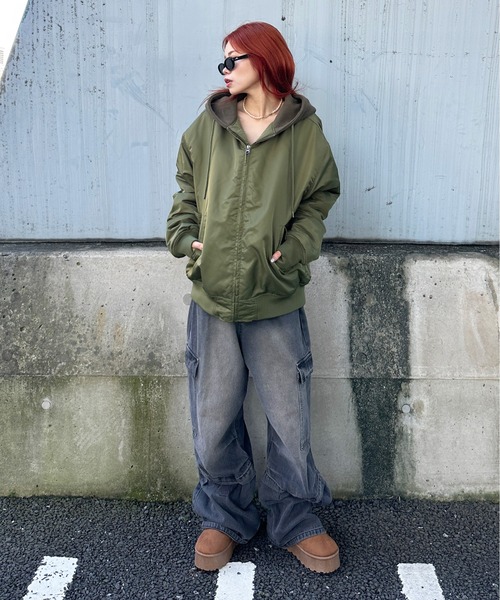 sedacle(セダクル)の「タックカーゴデニムパンツ(デニムパンツ・メンズ・グレー/ブルー・SMALL/MEDIUM/LARGE)」の21枚目の写真