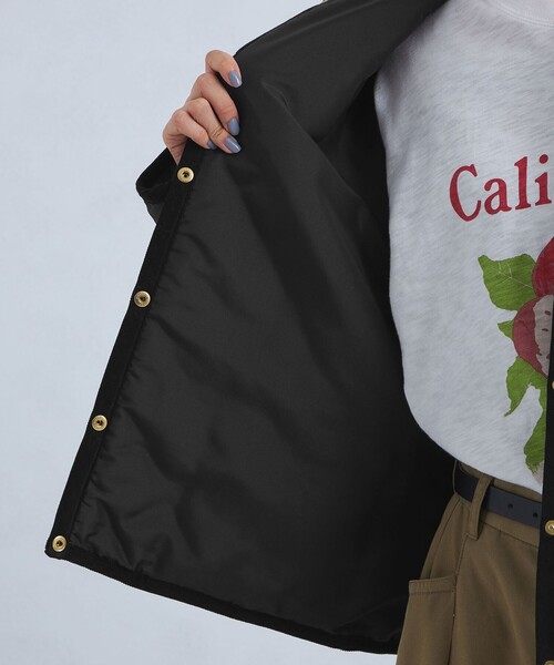 Traditional Weatherwear（トラディショナルウェザーウェア）の「【別注】＜Traditional Weatherwear＞ARKLEY Aライン キルティング ショート コート（ノーカラージャケット・レディース・ブラック/オフホワイト・32/34）」の19枚目の写真