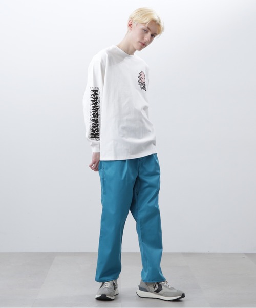 MANASTASH(マナスタッシュ)の「MANASTASH/マナスタッシュ/ RE:CTN L/S TEE TREE/ロンTツリー(Tシャツ/カットソー・メンズ・ピンク/ブラック/ホワイト・L/M/S/XL)」の10枚目の写真