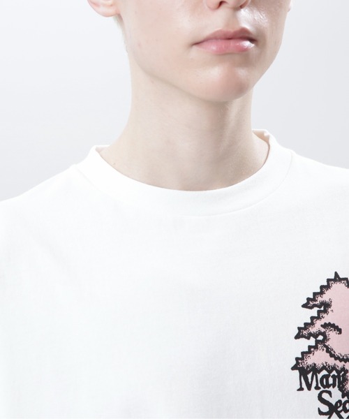 MANASTASH(マナスタッシュ)の「MANASTASH/マナスタッシュ/ RE:CTN L/S TEE TREE/ロンTツリー(Tシャツ/カットソー・メンズ・ピンク/ブラック/ホワイト・L/M/S/XL)」の6枚目の写真
