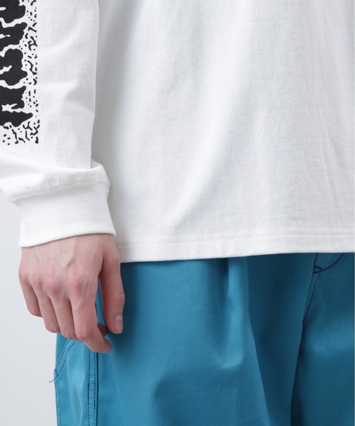 MANASTASH(マナスタッシュ)の「MANASTASH/マナスタッシュ/ RE:CTN L/S TEE TREE/ロンTツリー(Tシャツ/カットソー・メンズ・ピンク/ブラック/ホワイト・L/M/S/XL)」の20枚目の写真