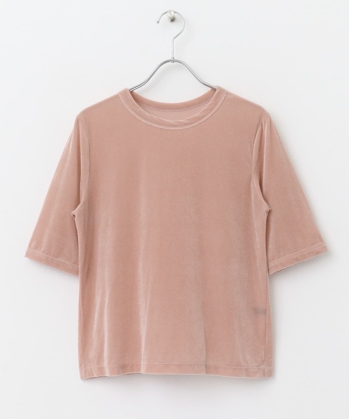 URBAN RESEARCH ROSSO WOMEN(アーバンリサーチ ロッソ)の「シアーベロアTシャツ(Tシャツ/カットソー・レディース・ベージュ系その他/ミント/ピンク系その他・FREE)」の18枚目の写真