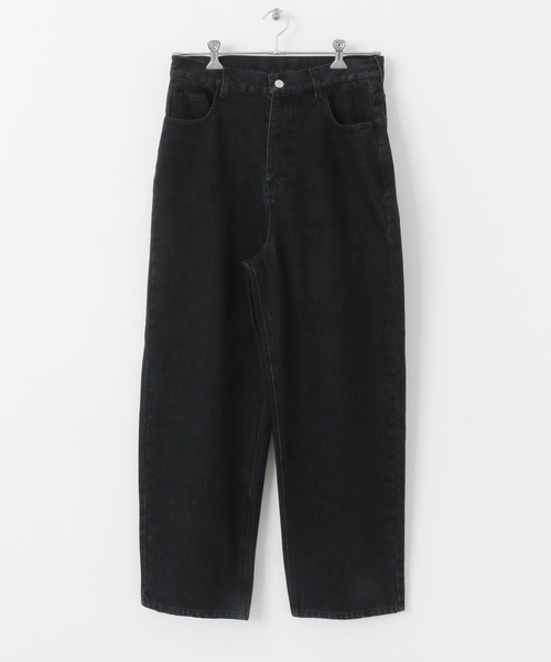 SENSE OF PLACE by URBAN RESEARCH（センスオブプレイスバイアーバンリサーチ）の「ストレートデニムパンツ（デニムパンツ・メンズ・ライトインディゴブルー/ブラック・MEDIUM/SMALL/LARGE）」の10枚目の写真