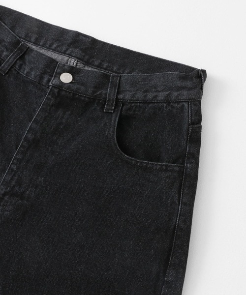 SENSE OF PLACE by URBAN RESEARCH（センスオブプレイスバイアーバンリサーチ）の「ストレートデニムパンツ（デニムパンツ・メンズ・ライトインディゴブルー/ブラック・MEDIUM/SMALL/LARGE）」の4枚目の写真