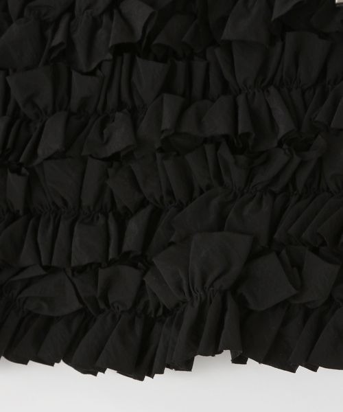 LOWRYS FARM（ローリーズファーム）の「ナイロンフリルビスチェ　 145388（チューブトップ・キッズ・ブラック/オフホワイト/ピンク・FREE）」の7枚目の写真