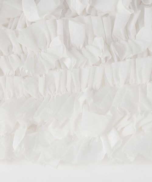 LOWRYS FARM（ローリーズファーム）の「ナイロンフリルビスチェ　 145388（チューブトップ・キッズ・ブラック/オフホワイト/ピンク・FREE）」の8枚目の写真