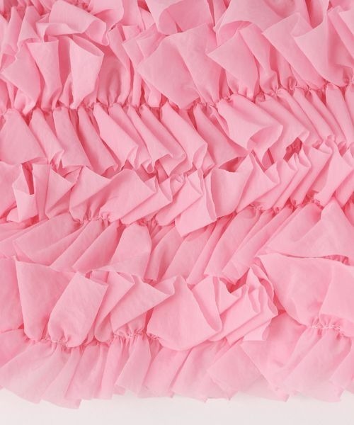 LOWRYS FARM（ローリーズファーム）の「ナイロンフリルビスチェ　 145388（チューブトップ・キッズ・ブラック/オフホワイト/ピンク・FREE）」の9枚目の写真