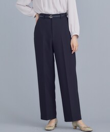 ベーシックダブルクロス ワイドストレートパンツ