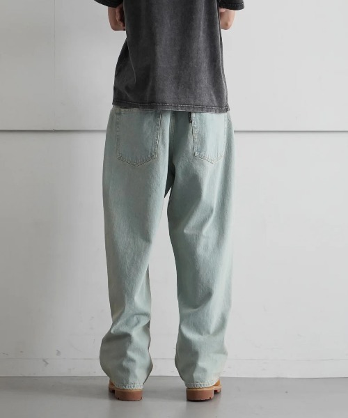 F-LAGSTUF-F（フラグスタフ）の「F-LAGSTUF-F COLOR DENIM 1 TUCK PANTS（ショルダーバッグ・メンズ・ベージュ・MEDIUM/LARGE）」の3枚目の写真