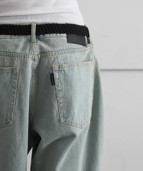 F-LAGSTUF-F（フラグスタフ）の「F-LAGSTUF-F COLOR DENIM 1 TUCK PANTS（ショルダーバッグ・メンズ・ベージュ・MEDIUM/LARGE）」の4枚目の写真