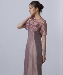 2Way Lace Collar Dress（ワンピース）｜fiolily（フィオリリー）の 