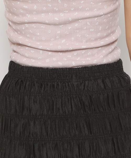 DEARSTALKER（ディアストーカー）の「DEARSTALKER／WRINKLEミニスカート（スカート・レディース・ホワイト/ブラック・FREE）」の21枚目の写真