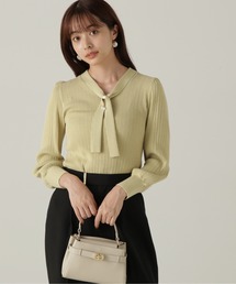 クロスタイ付きニット / 1214270901