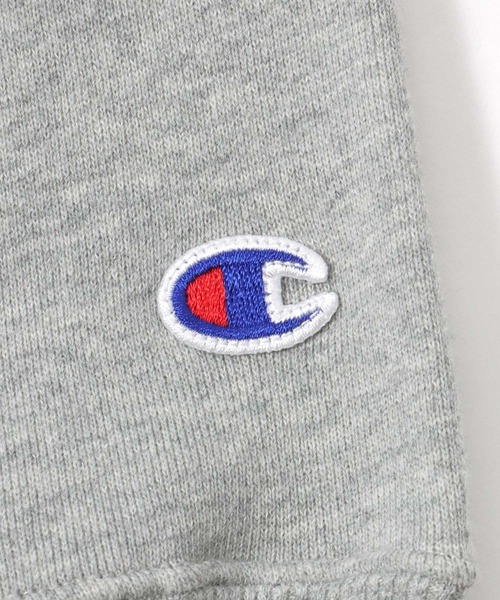 Champion（チャンピオン）の「Champion/チャンピオン ワンポイントロゴ刺繍 クルーネックスウェットトレーナー キッズ（スウェット・キッズ・ブラック/グレー/ブルー/オートミール/ネイビー/イエロー/オレンジ/パープル・140/150/160）」の12枚目の写真