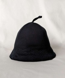 ORIENT MILLINERY ブラック バケットハット ORIENT MILLINERY｜オリエント ミリナリーの帽子（ブラック/黒色
