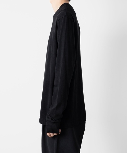 ATTACHMENT(アタッチメント)の「ハイウエット ジャージー スリムフィットL/S TEE / HIGH WET JERSEY SLIM FIT L/S TEE(Tシャツ/カットソー・メンズ・ブラック/ダークグレー/ライトグレー・1/3/2)」の20枚目の写真