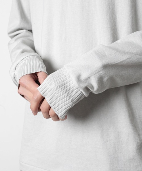ATTACHMENT(アタッチメント)の「ハイウエット ジャージー スリムフィットL/S TEE / HIGH WET JERSEY SLIM FIT L/S TEE(Tシャツ/カットソー・メンズ・ブラック/ダークグレー/ライトグレー・1/3/2)」の11枚目の写真