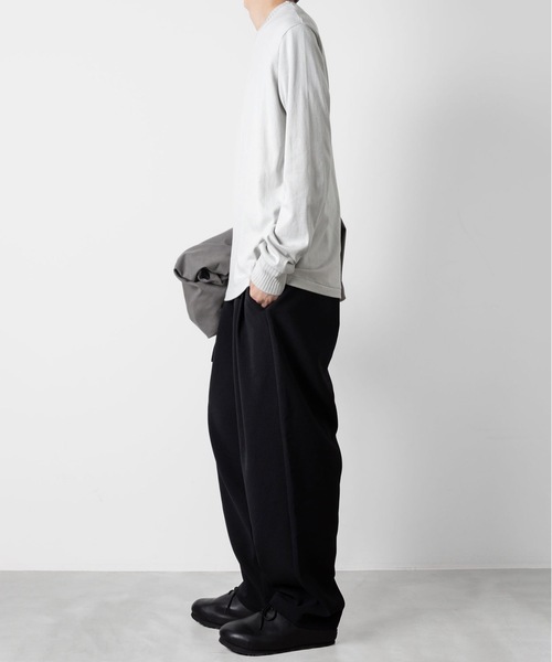 ATTACHMENT(アタッチメント)の「ハイウエット ジャージー スリムフィットL/S TEE / HIGH WET JERSEY SLIM FIT L/S TEE(Tシャツ/カットソー・メンズ・ブラック/ダークグレー/ライトグレー・1/3/2)」の14枚目の写真