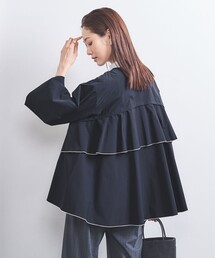 UNITED ARROWS | パイピング バック ラッフルフリル ブラウス(シャツ/ブラウス)