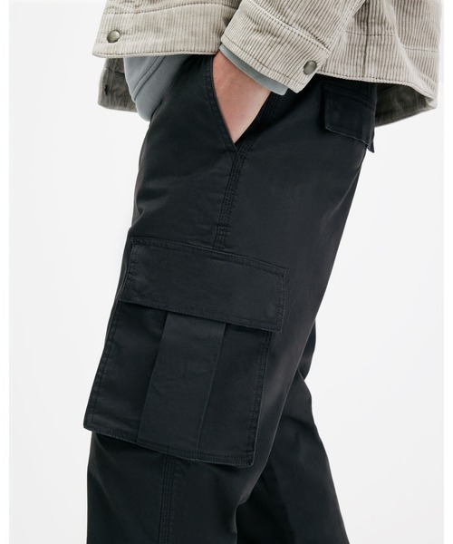 ALLSAINTS(オールセインツ)の「LEWES SLIM FIT CARGO TROUSERS | LEWES スリム フィット カーゴ トラウザー(カーゴパンツ・メンズ・ブラック系その他・28/30/31/32/33)」の3枚目の写真