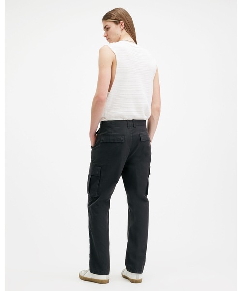 ALLSAINTS(オールセインツ)の「LEWES SLIM FIT CARGO TROUSERS | LEWES スリム フィット カーゴ トラウザー(カーゴパンツ・メンズ・ブラック系その他・28/30/31/32/33)」の9枚目の写真