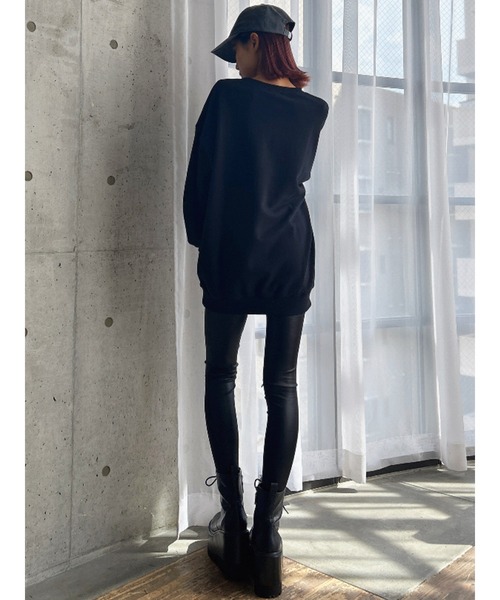 GYDA（ジェイダ）の「【ZOZO限定！！】round GYスウェットトップス（スウェット・レディース・ブラック/オフホワイト・FREE）」の18枚目の写真