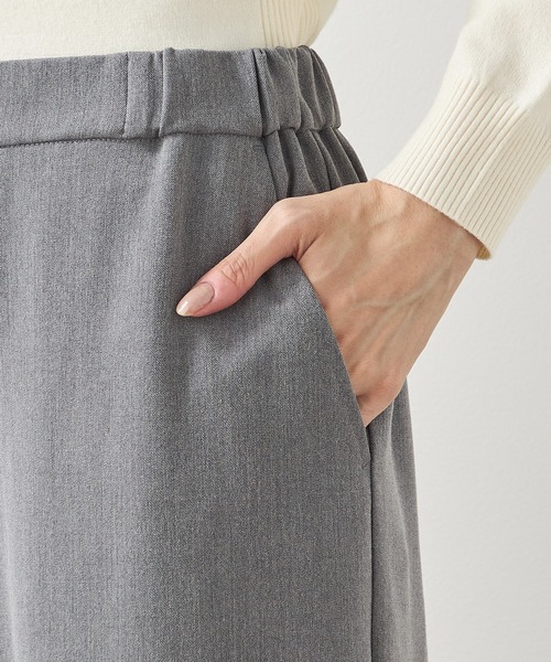 Petit Honfleur(プチオンフルール)の「ストレッチパンツ(スラックス・レディース・ブラック/グレー/モカ・M/L)」の14枚目の写真