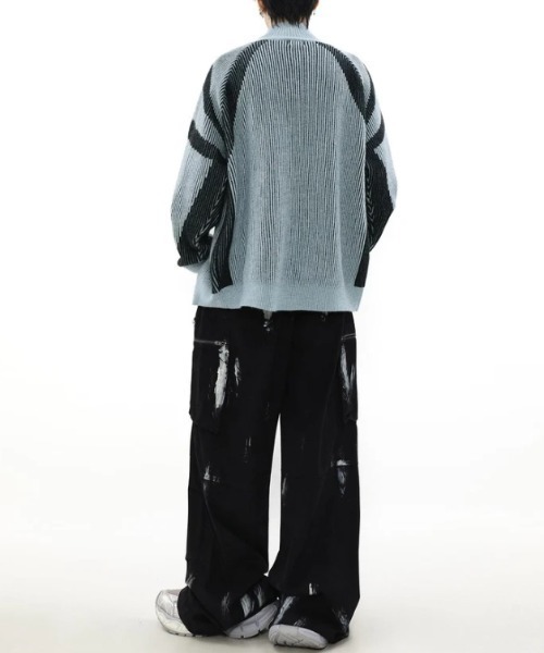 セール】【新色追加！】y2k ハイネック ジップアップニット