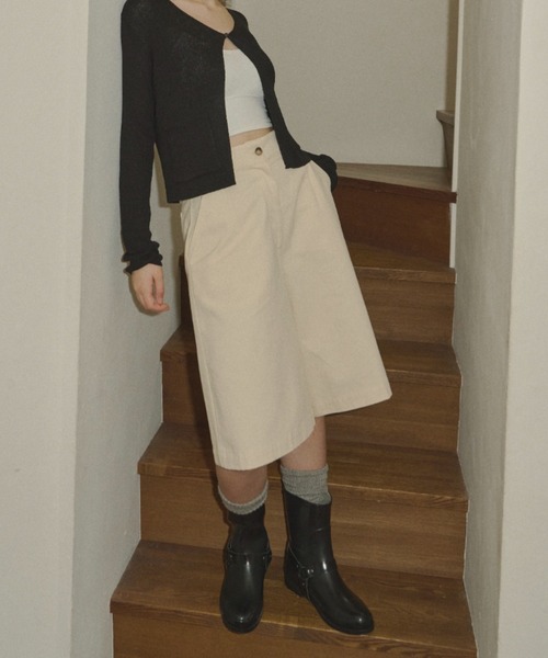 GIUNON(ジウノン)の「loose high socks / ルーズハイソックス(ソックス/靴下・レディース・グレー/ブラック/ホワイト・FREE)」の14枚目の写真