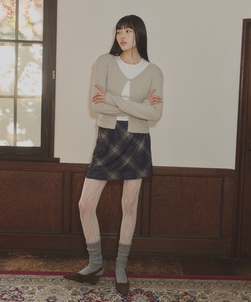 GIUNON(ジウノン)の「loose high socks / ルーズハイソックス(ソックス/靴下・レディース・グレー/ブラック/ホワイト・FREE)」の20枚目の写真