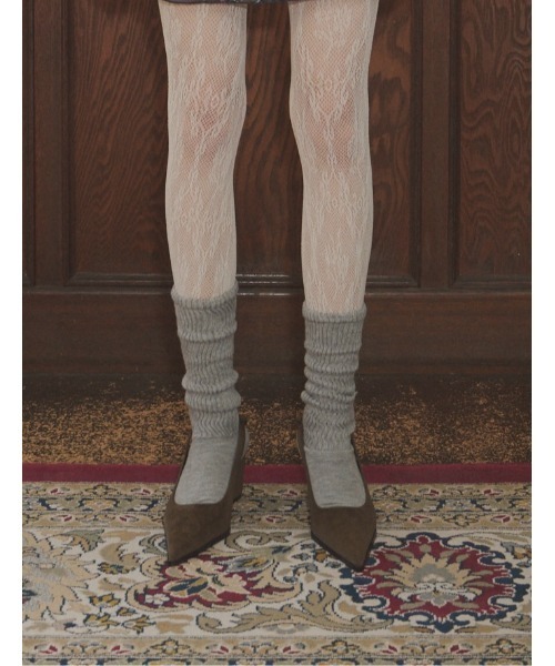 GIUNON(ジウノン)の「loose high socks / ルーズハイソックス(ソックス/靴下・レディース・グレー/ブラック/ホワイト・FREE)」の22枚目の写真