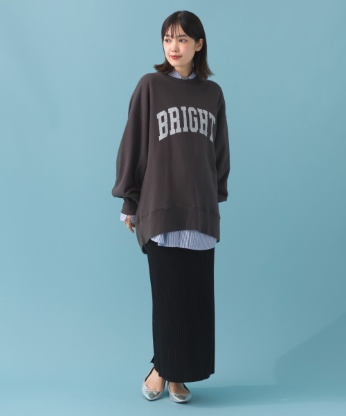 OMNES（オムネス）の「裏毛ビッグシルエットプルオーバー（スウェット・レディース・グレー/アイボリー/ネイビー/チャコール・FREE）」の19枚目の写真