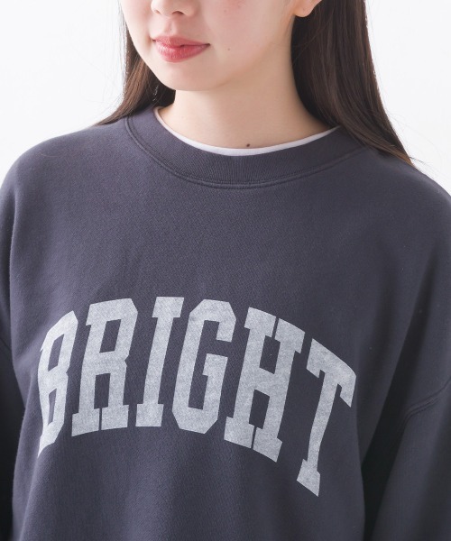 OMNES（オムネス）の「裏毛ビッグシルエットプルオーバー（スウェット・レディース・グレー/アイボリー/ネイビー/チャコール・FREE）」の5枚目の写真