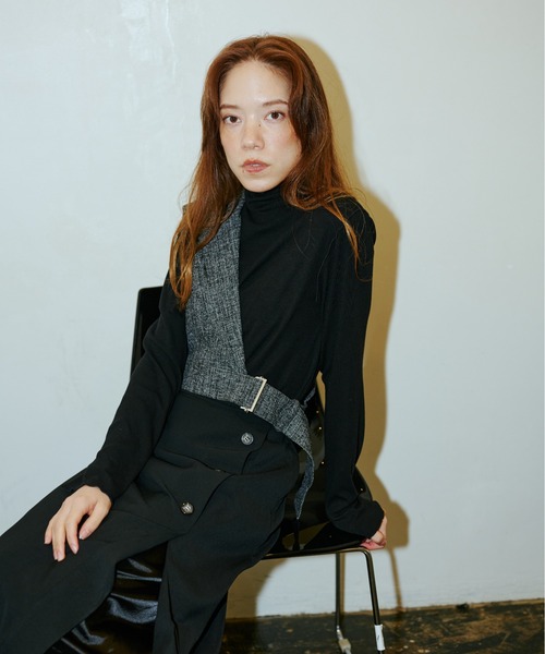 セール】ショートアシメベスト（ベスト）｜terrace（テラス）の