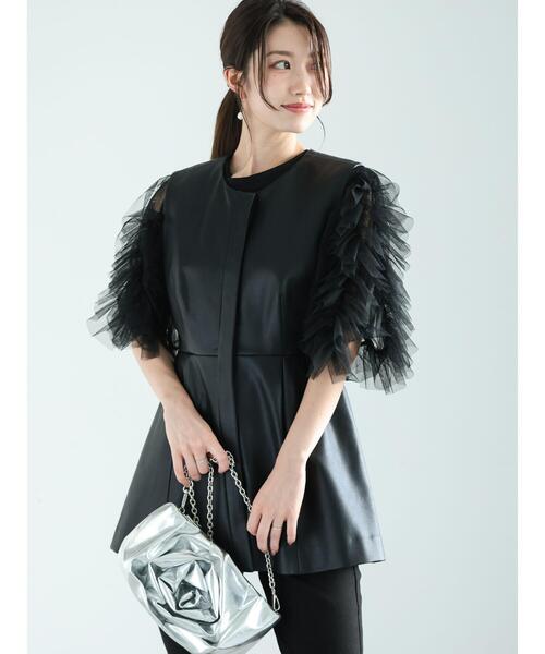 ⭐︎専用⭐︎maison de Dolce. メゾンドドルチェペプラムジレブラック 2025年最新】MAISON de dolce ベストの人気アイテム - メルカリ