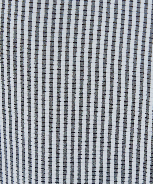 DESIGNWORKS（デザインワークス）の「【DotAir】2WAY 半袖 サッカーシャツ / 軽量 / 防シワ / 吸水速乾（シャツ/ブラウス・メンズ・ストライプ/ネイビー/ホワイト/ブルー・46/48）」の19枚目の写真