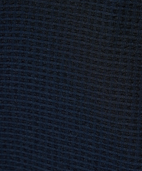 DESIGNWORKS（デザインワークス）の「【DotAir】2WAY 半袖 サッカーシャツ / 軽量 / 防シワ / 吸水速乾（シャツ/ブラウス・メンズ・ストライプ/ネイビー/ホワイト/ブルー・46/48）」の22枚目の写真