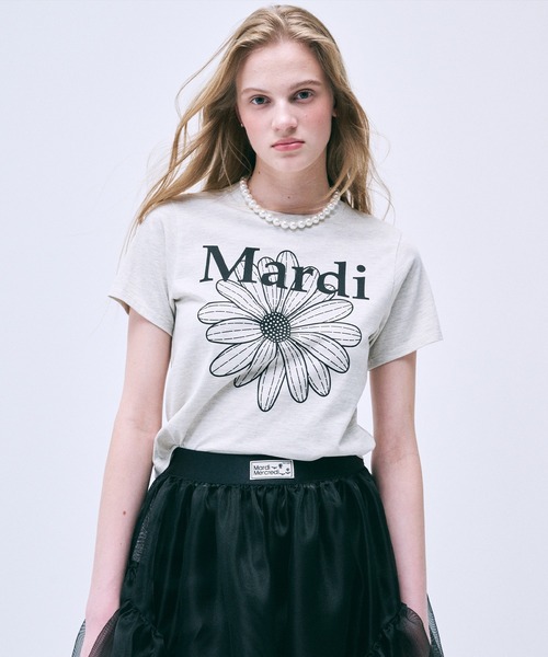 即発】MARDI MERCREDI TSHIRT FLOWERMARDI BLOSSOM 半袖 韓国