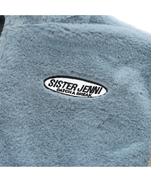 SISTER JENNI(SISTER JENNI)の「あったかファーブルゾン(ブルゾン・キッズ・サックスブルー/ブラック・140cm/130cm/150cm/160cm)」の15枚目の写真